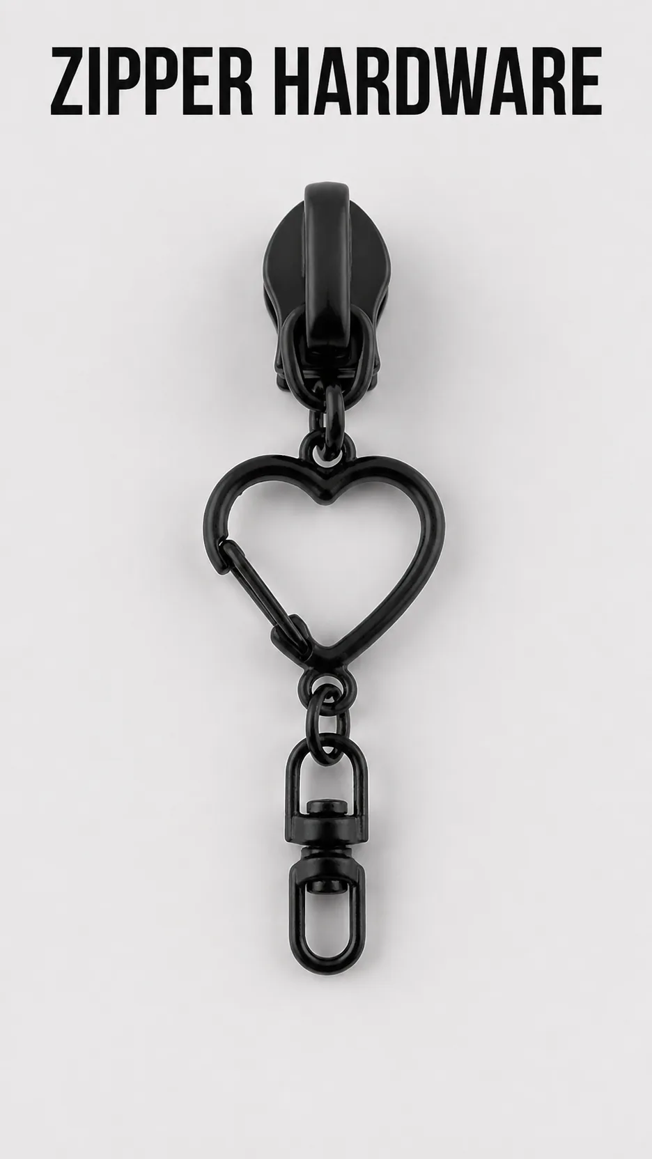 Wholesale Heart Shaped Metal Carabiner Keychain Clasp DIY Bag Accessory Hardware product detail 6