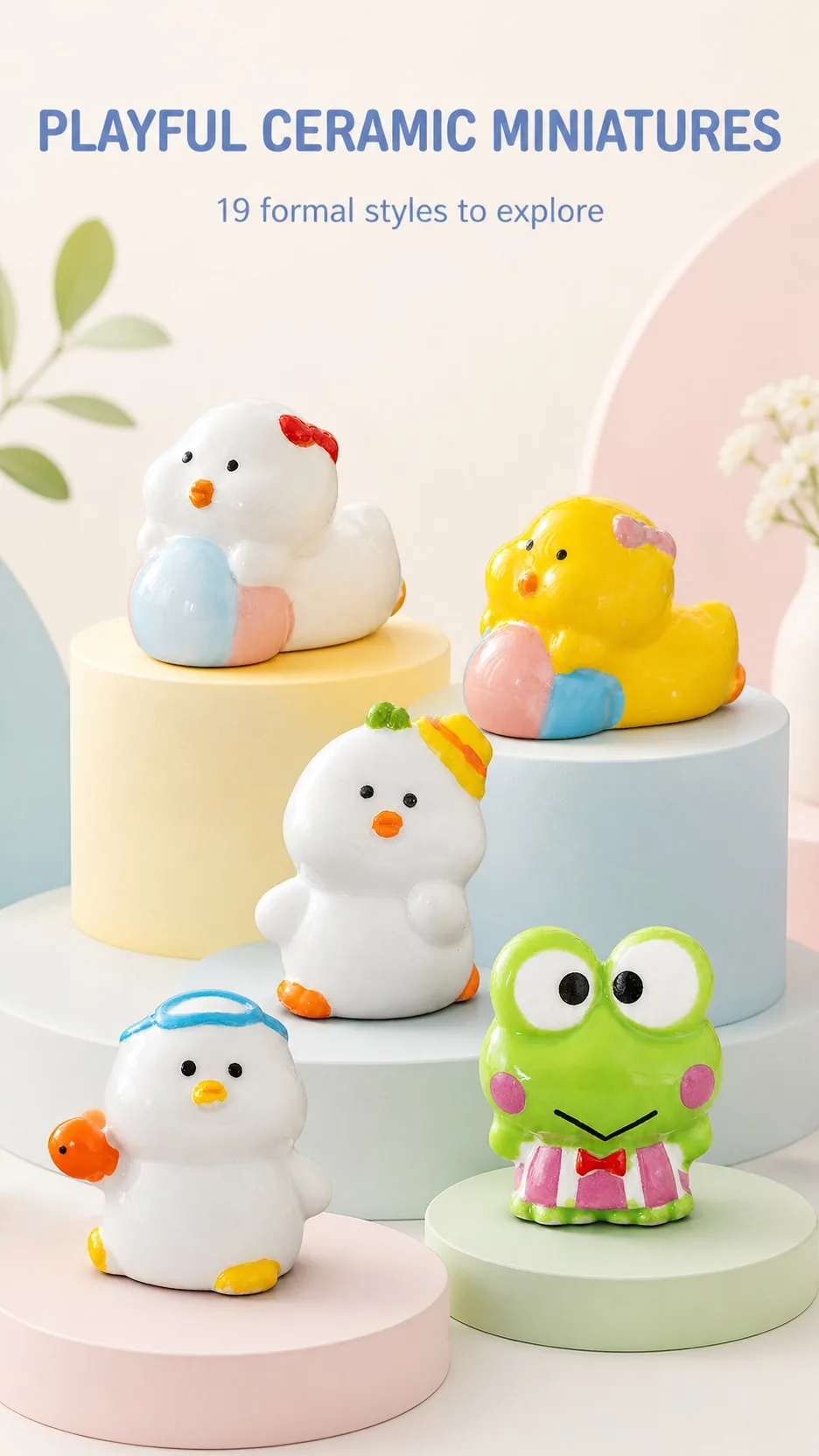 Jingdezhen Ceramic Animal Figurine Collection product detail 1