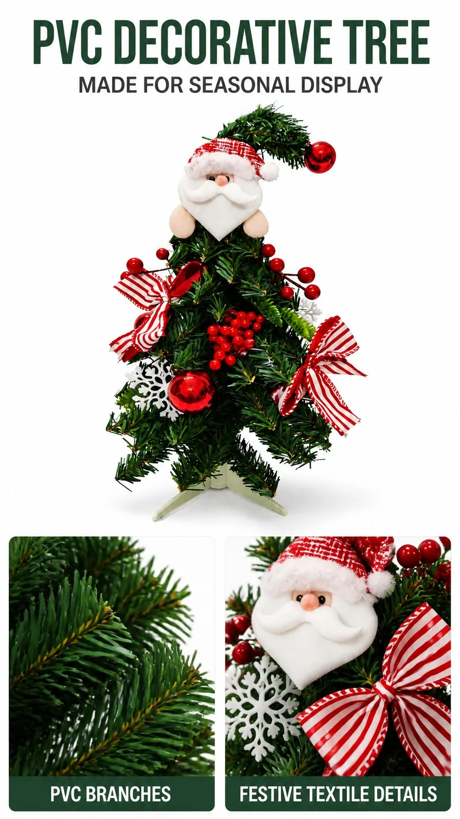 Nordic Gnome and Bent Christmas Tree Set product detail 4