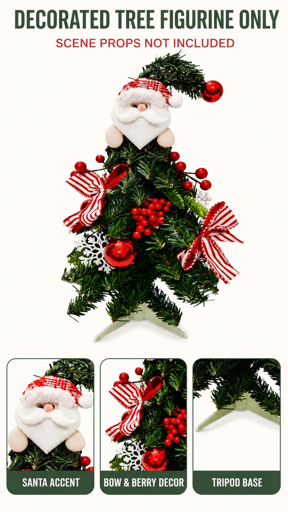 Nordic Gnome and Bent Christmas Tree Set product detail 8
