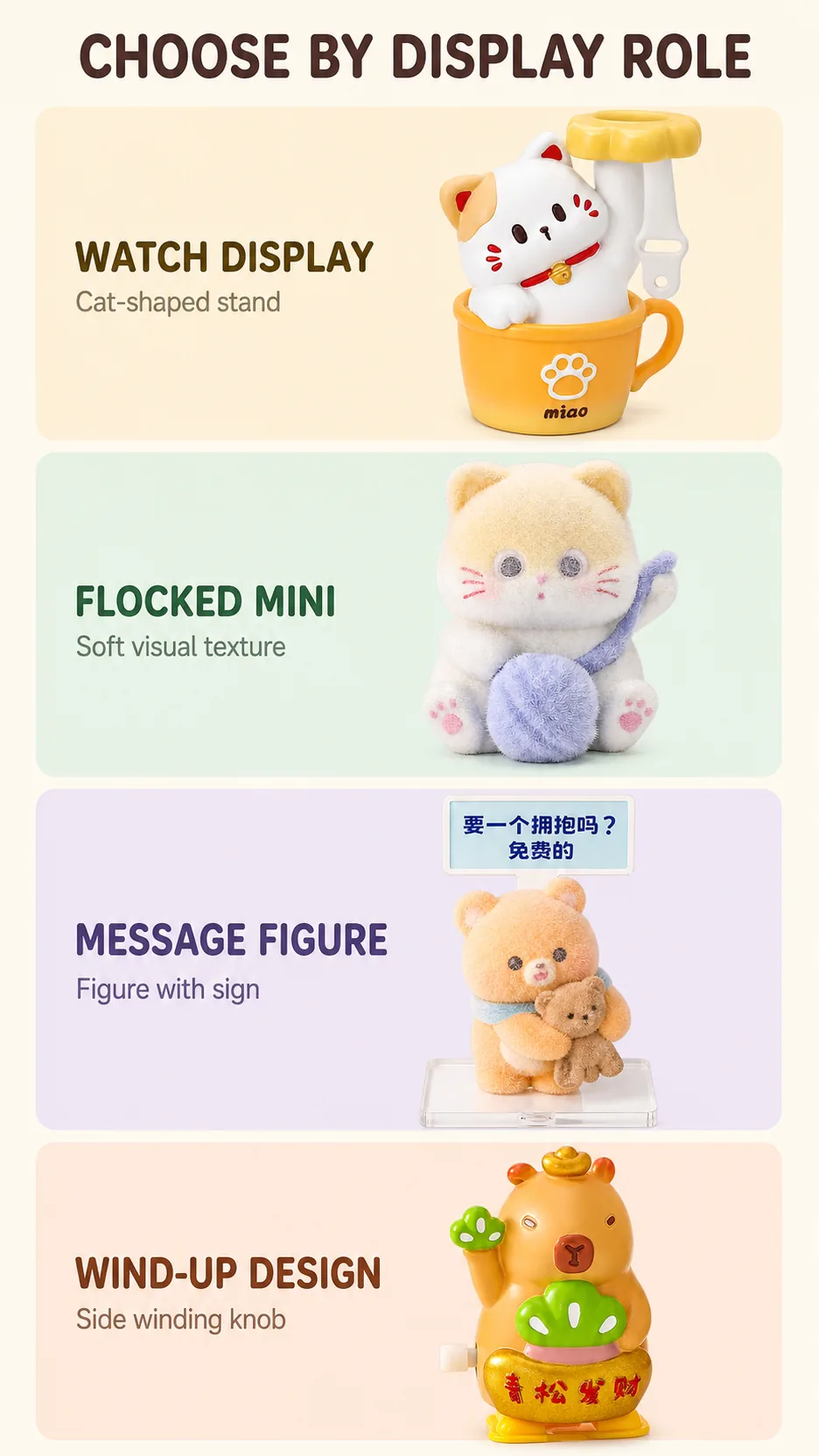 Cat Watch Stands and Character Figurines product detail 8