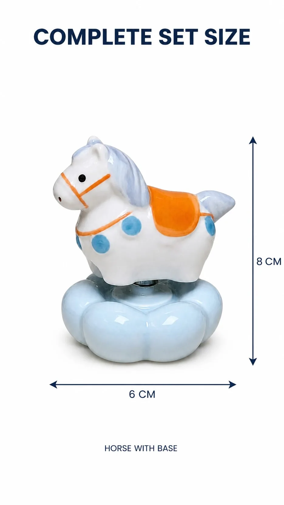 Rotating Ceramic Tang Horse Figurines product detail 4