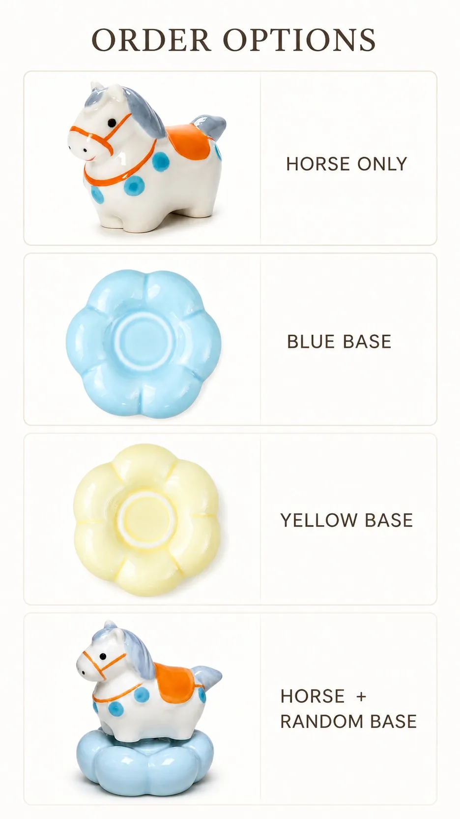 Rotating Ceramic Tang Horse Figurines product detail 8