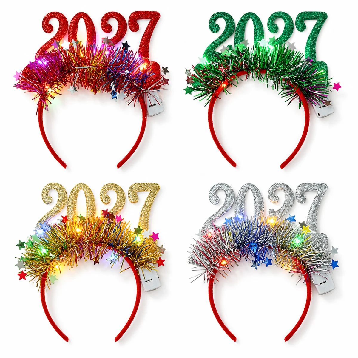 2027 LED New Year Party Headband