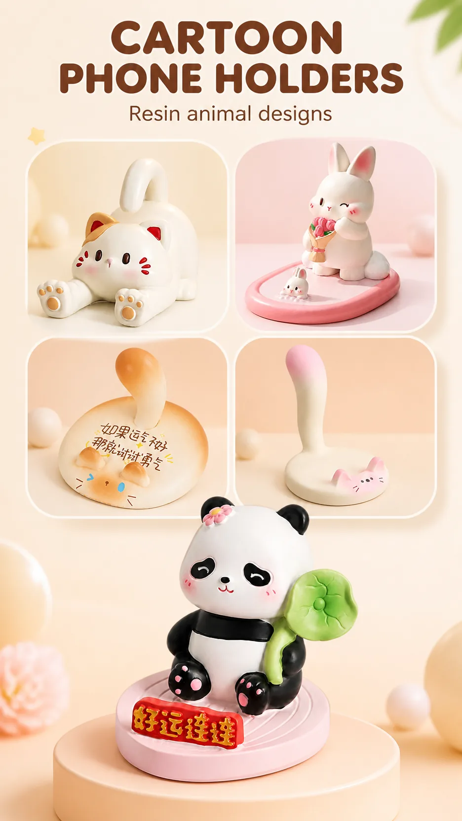 Cartoon Cat Phone and Tablet Stand product detail 1