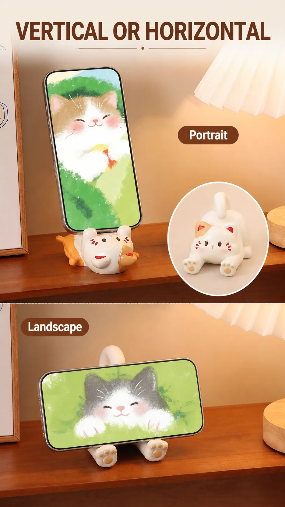 Cartoon Cat Phone and Tablet Stand product detail 3
