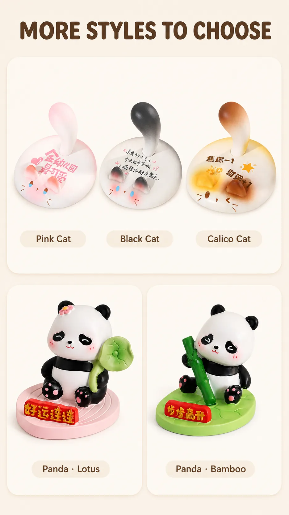 Cartoon Cat Phone and Tablet Stand product detail 5