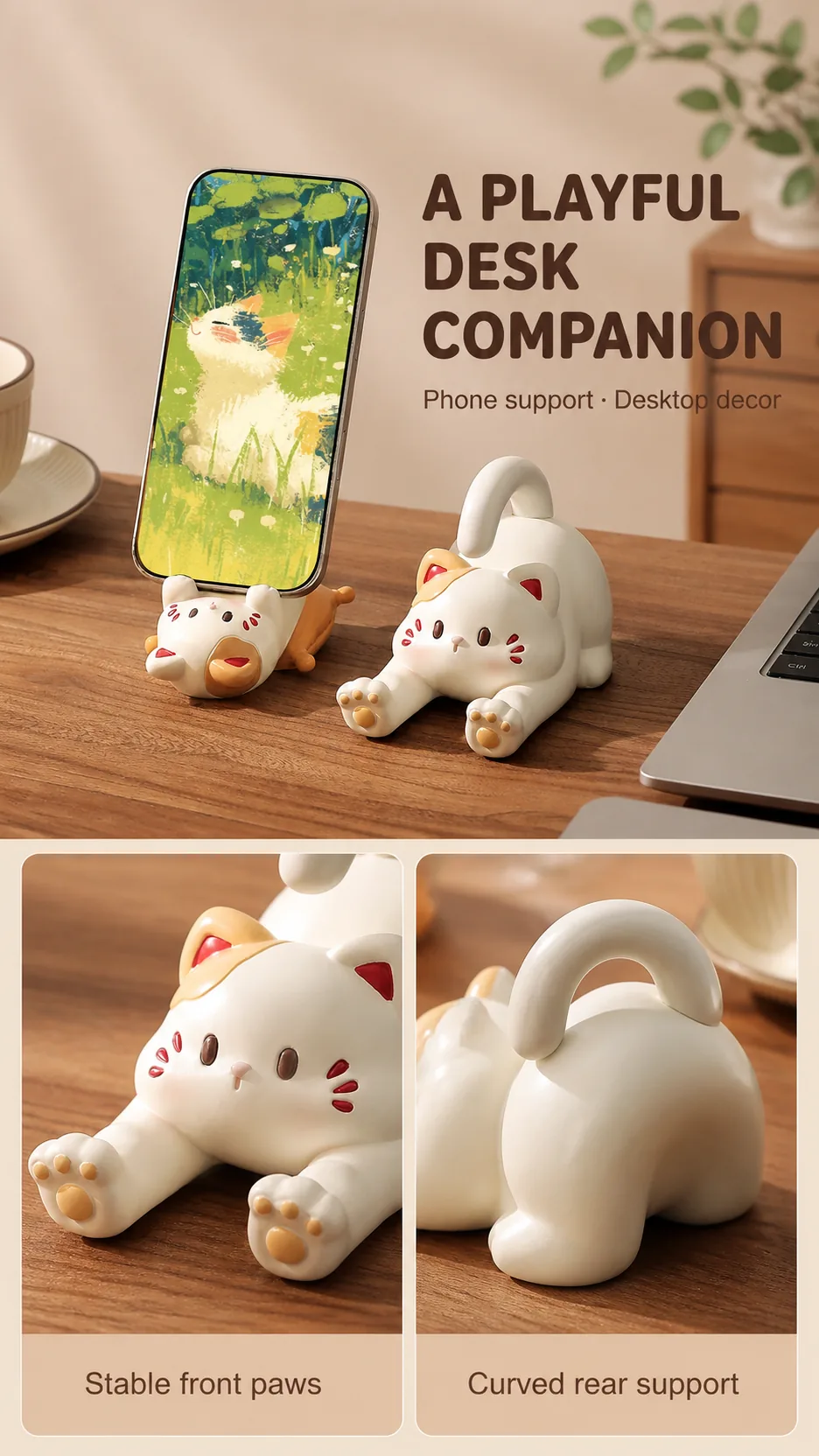 Cartoon Cat Phone and Tablet Stand product detail 6