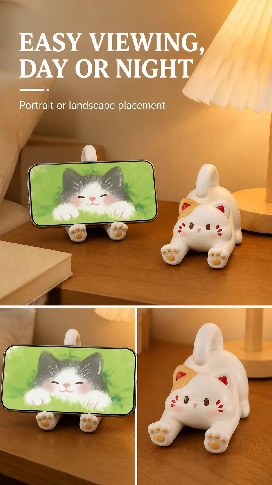 Cartoon Cat Phone and Tablet Stand product detail 7