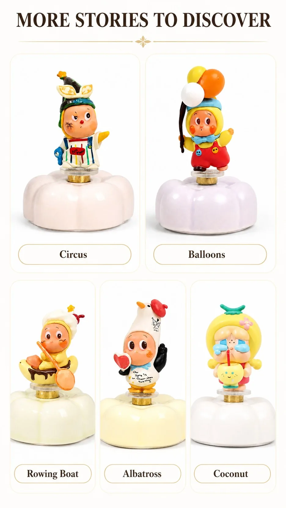 Rotating Ceramic Stargazer Figurines product detail 5