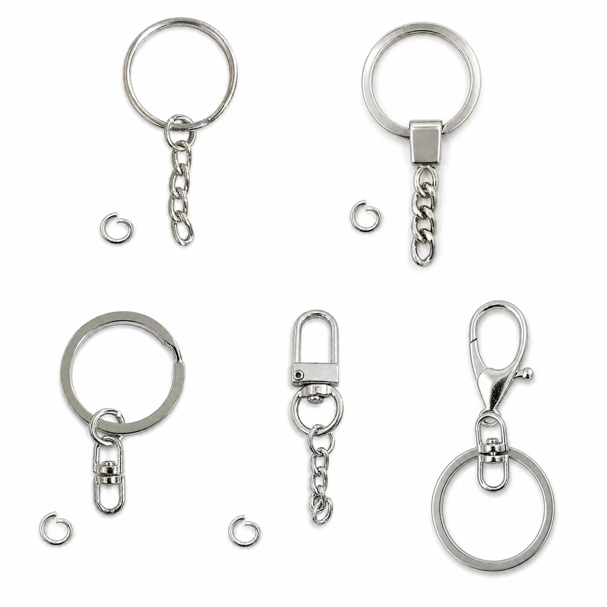 Lobster Clasp and Key Ring DIY Hardware Set