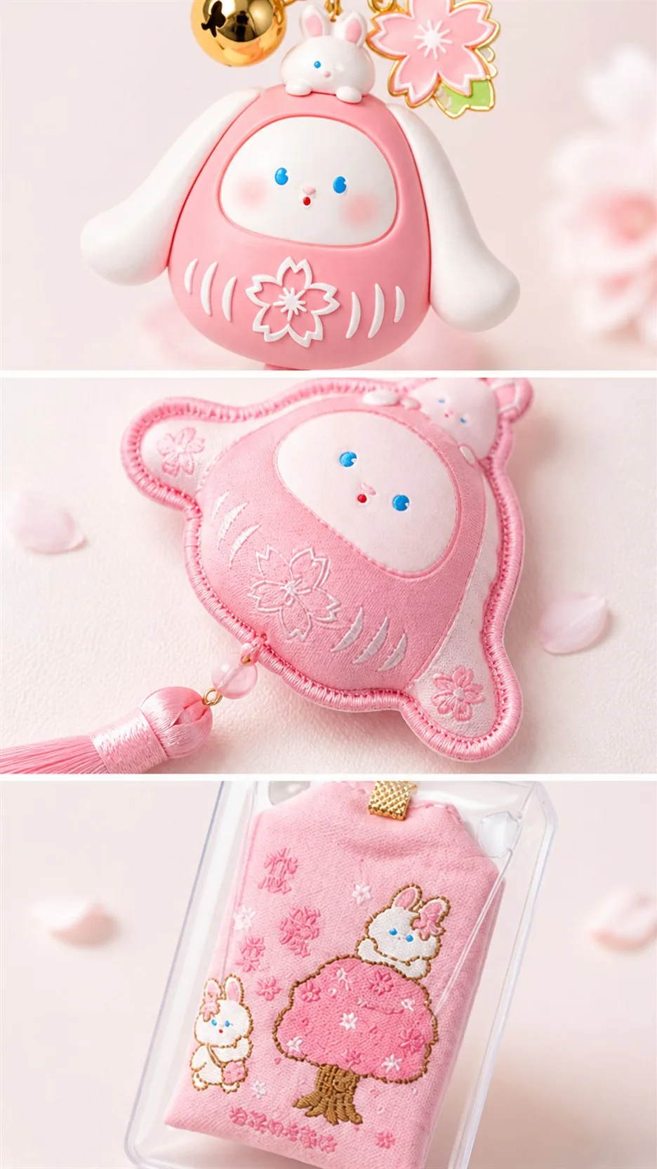 Sakura Rabbit Omamori Bag Charms product detail 2