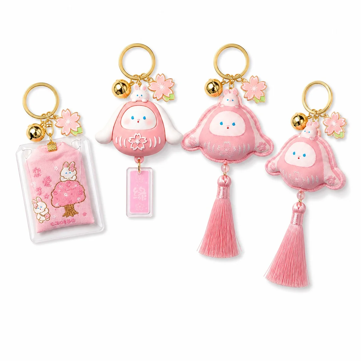 Sakura Rabbit Omamori Bag Charms