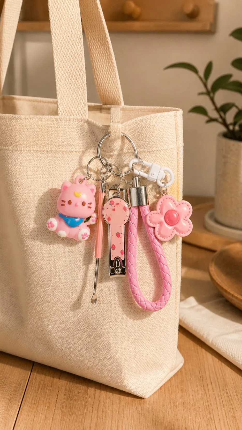 Colorful Flower Manicure Tool Bag Charm Set product detail 6