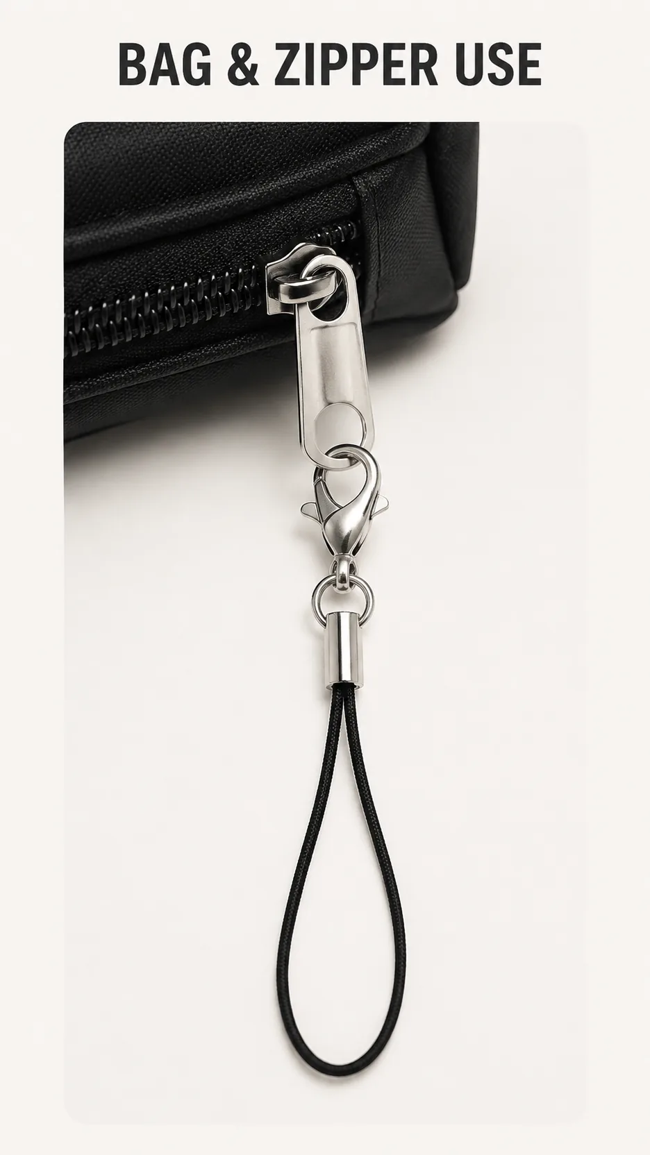Wholesale DIY Braided Polyester Cord Phone Strap with Lobster Clasp and Metal End Cap product detail 7