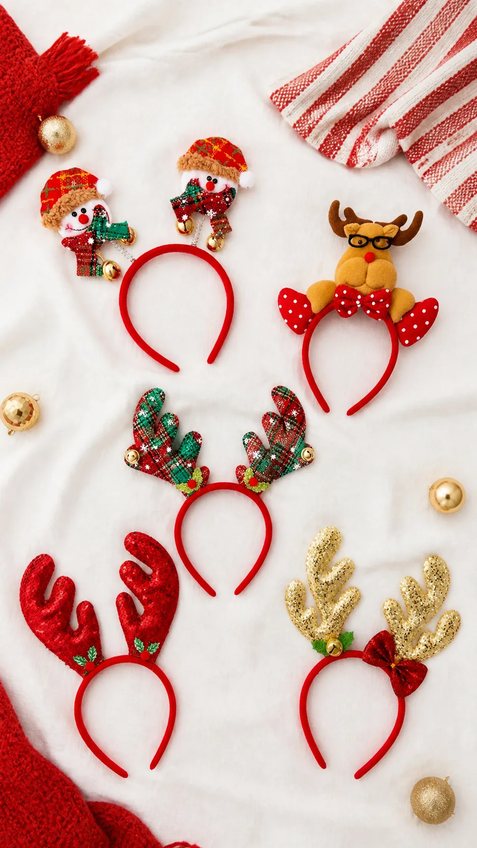 Reindeer Antler Christmas Headbands product detail 8