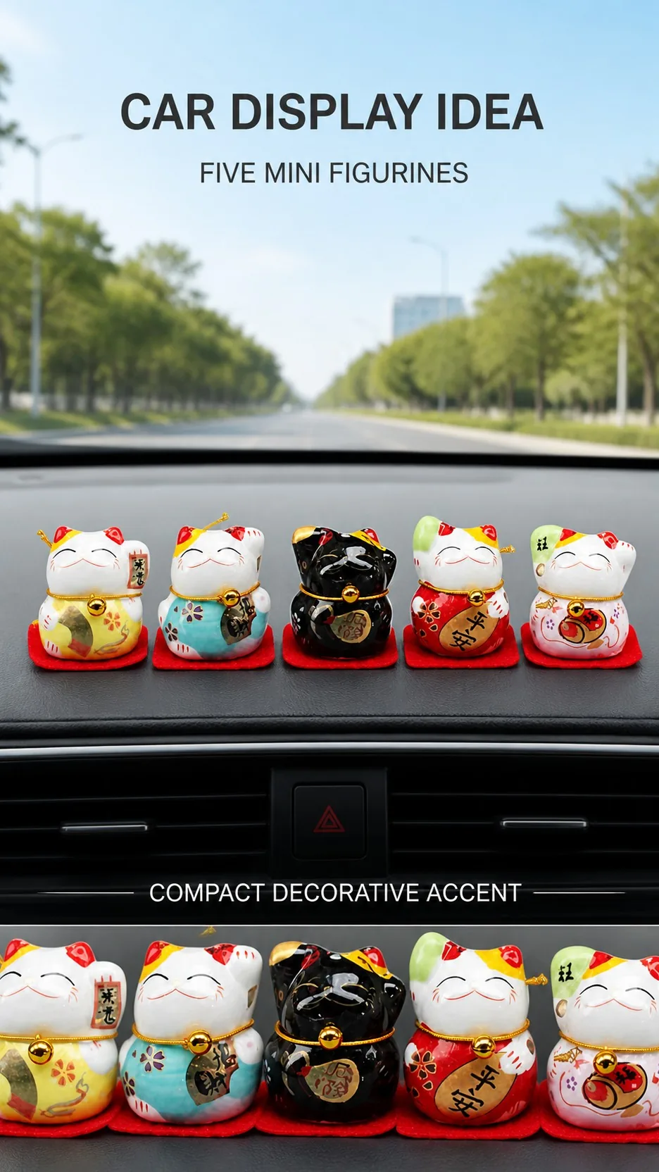 Mini Ceramic Lucky Cat Sets product detail 7