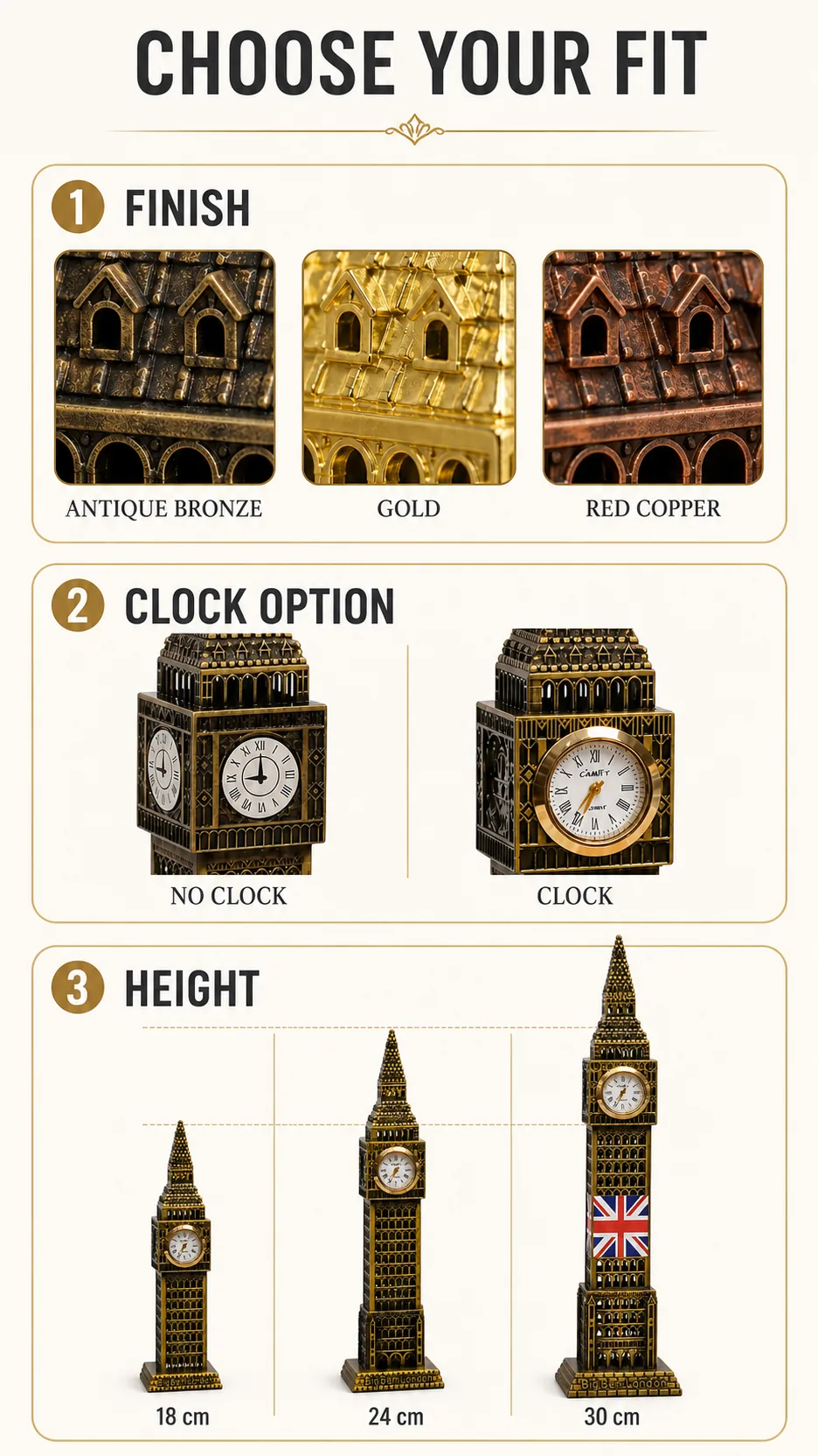Big Ben Metal Souvenir Models product detail 8