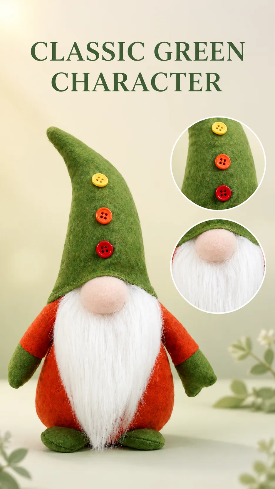 Nordic Christmas Gnome Figurines product detail 2