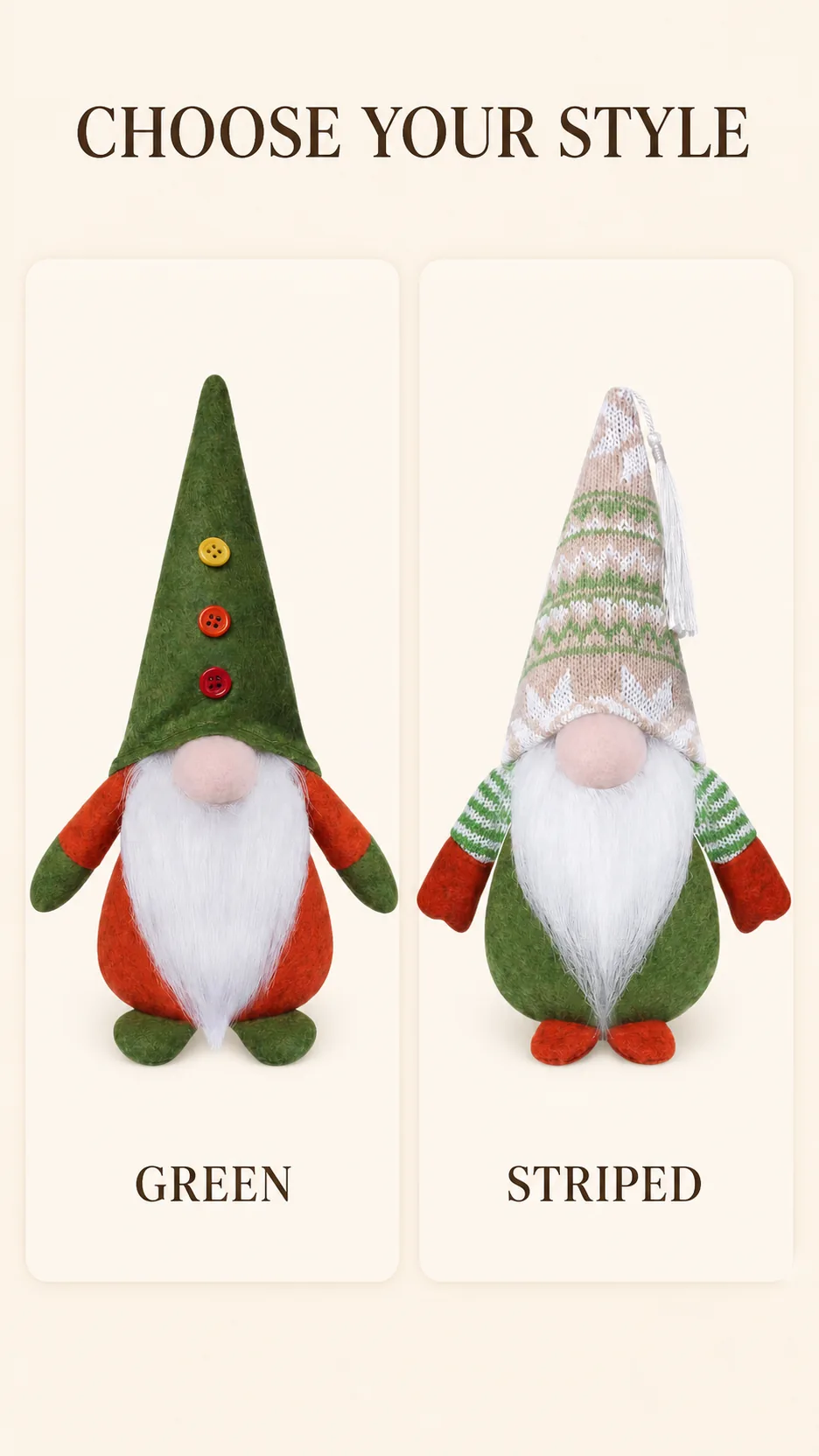 Nordic Christmas Gnome Figurines product detail 5