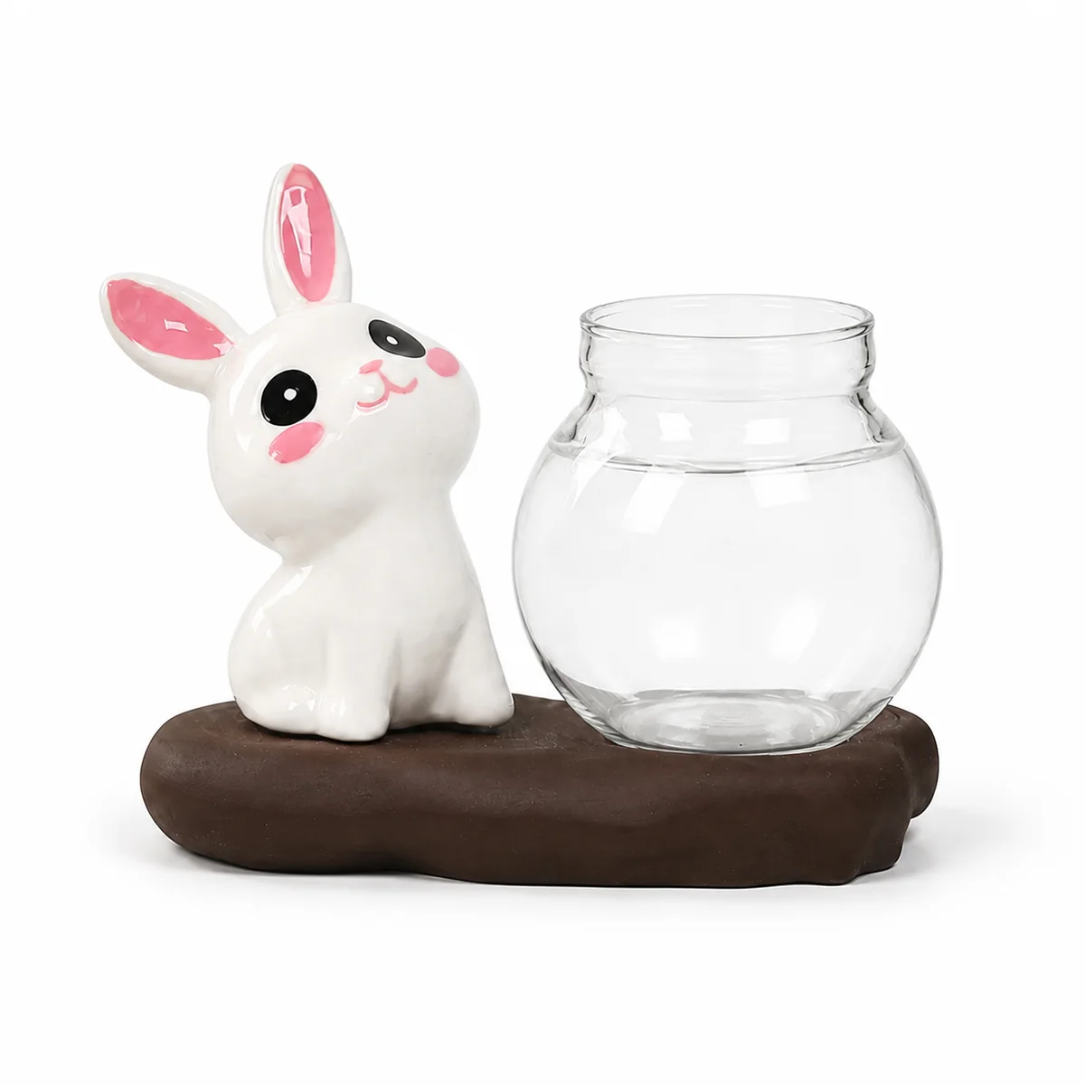 Ceramic Rabbit Hydroponic Vases