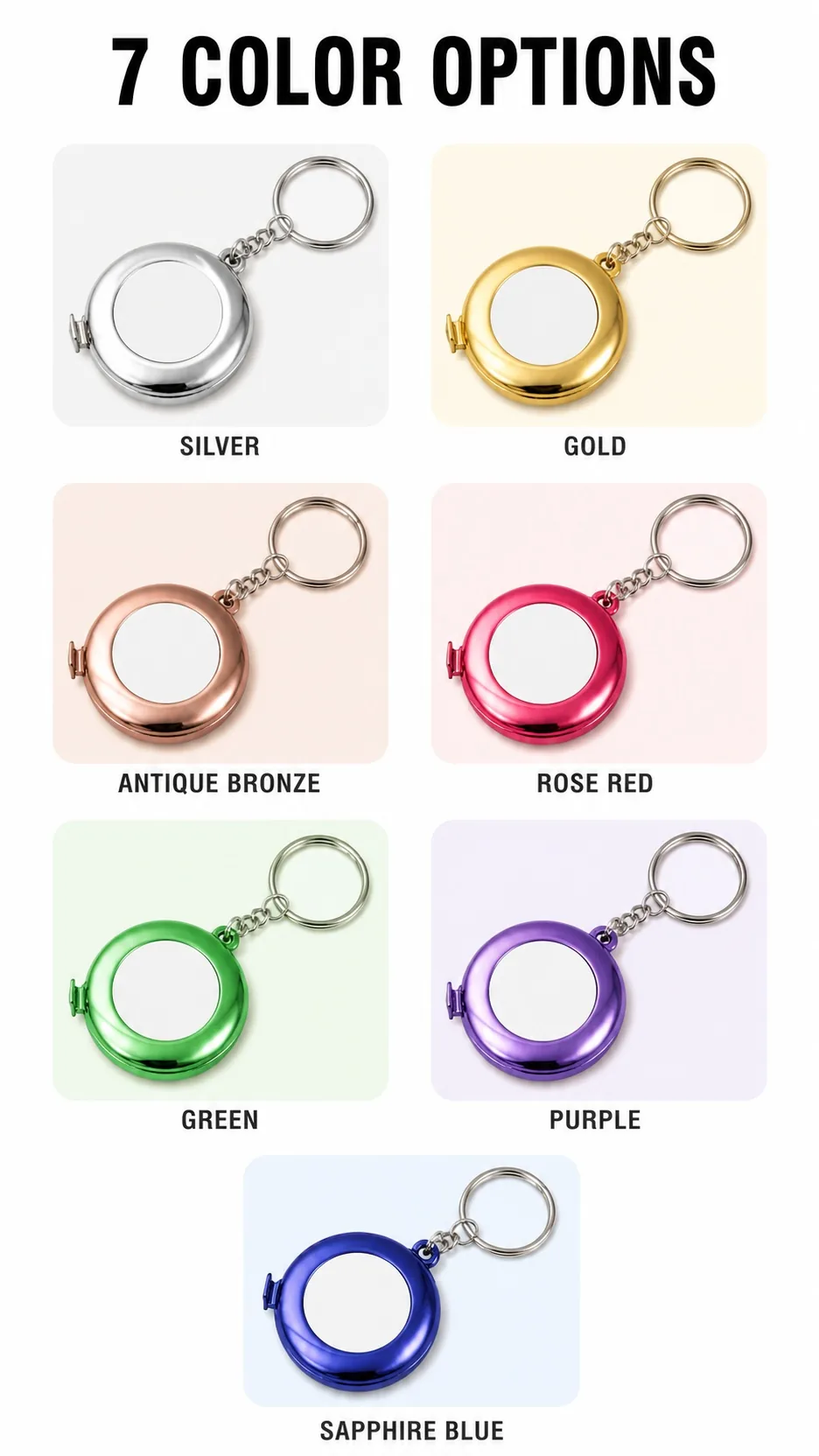 2 m Mini Keychain Tape Measure product detail 4