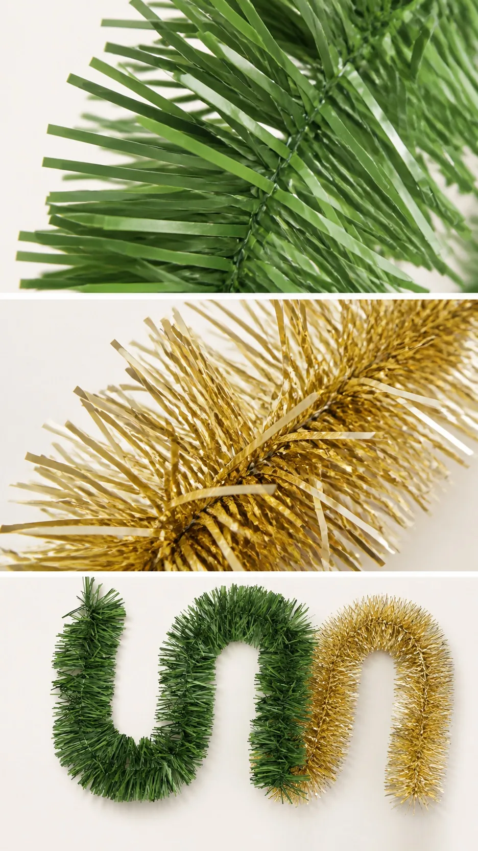PVC Christmas Tinsel Garlands product detail 2