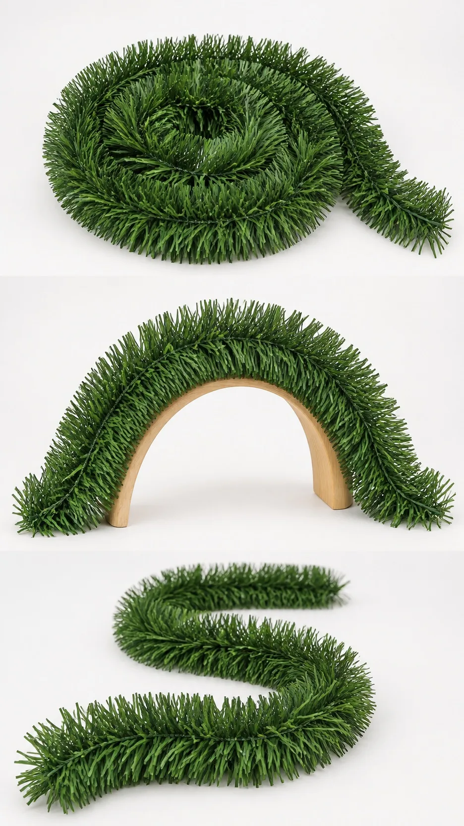 PVC Christmas Tinsel Garlands product detail 3