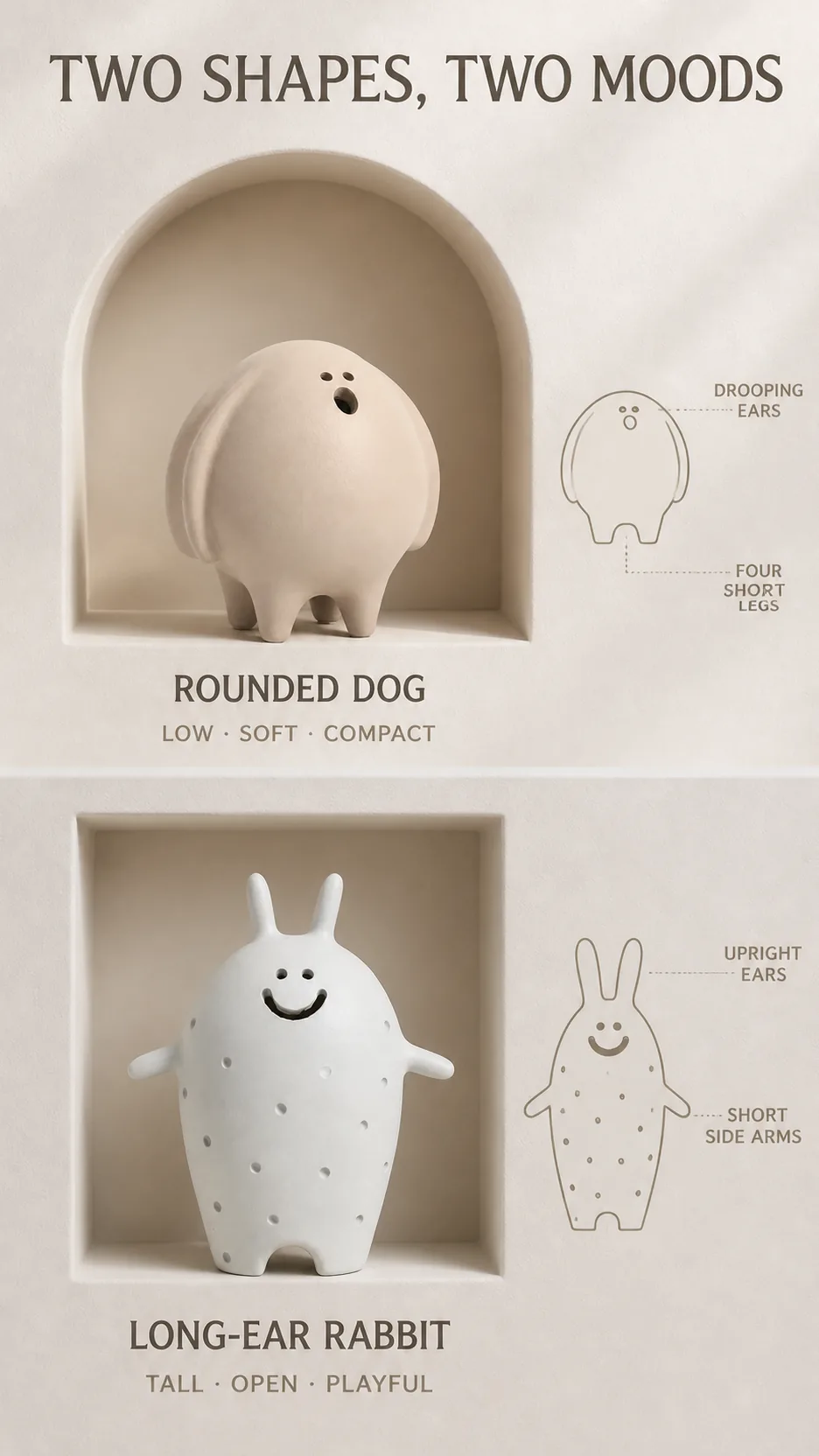 Nordic Morandi Pet Figurines product detail 3