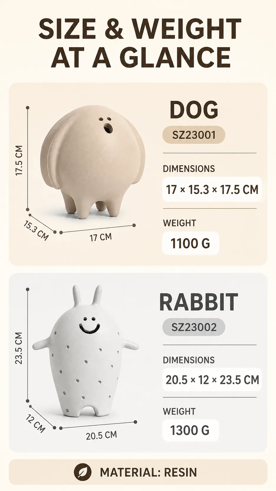 Nordic Morandi Pet Figurines product detail 4