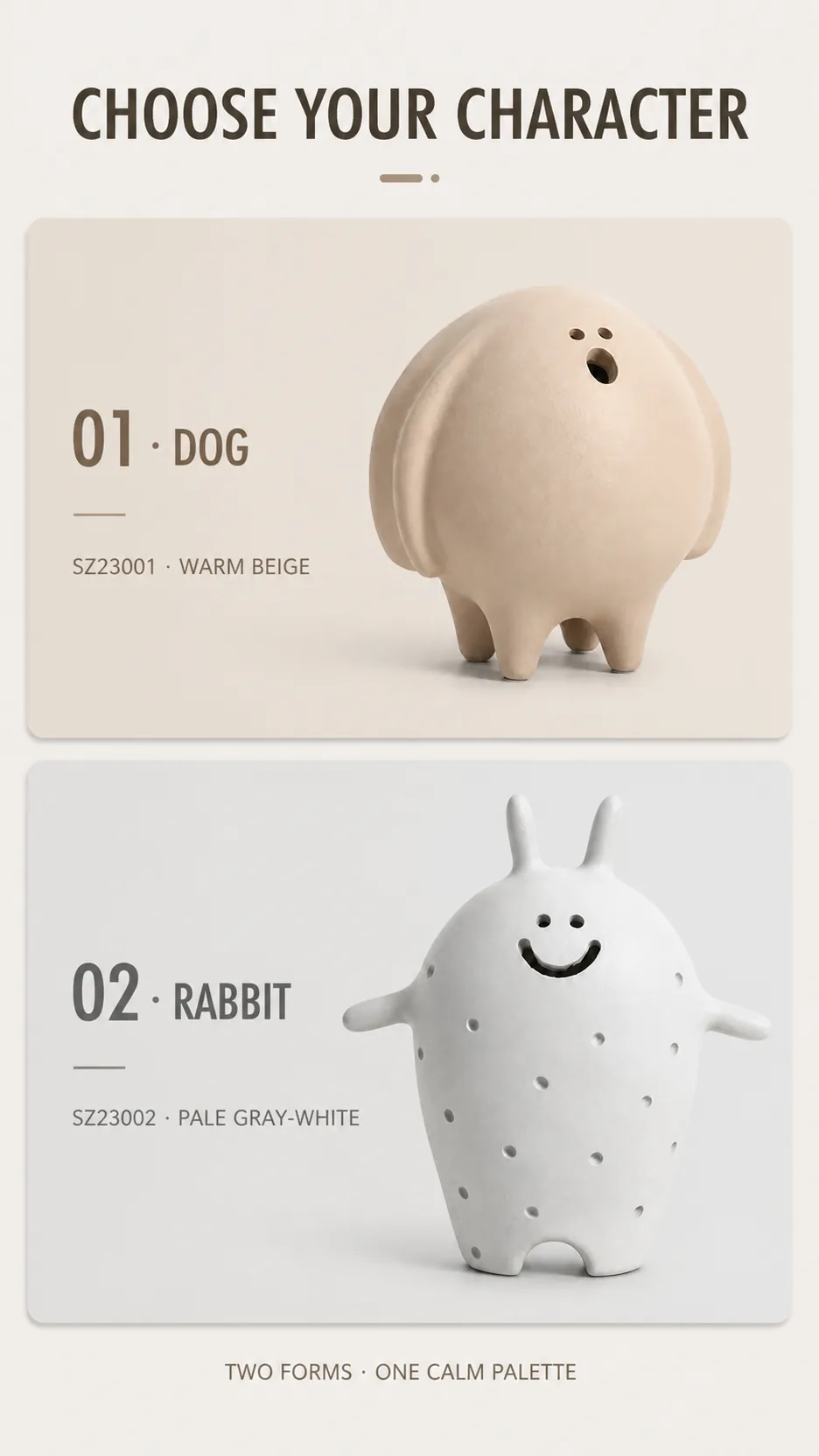 Nordic Morandi Pet Figurines product detail 5