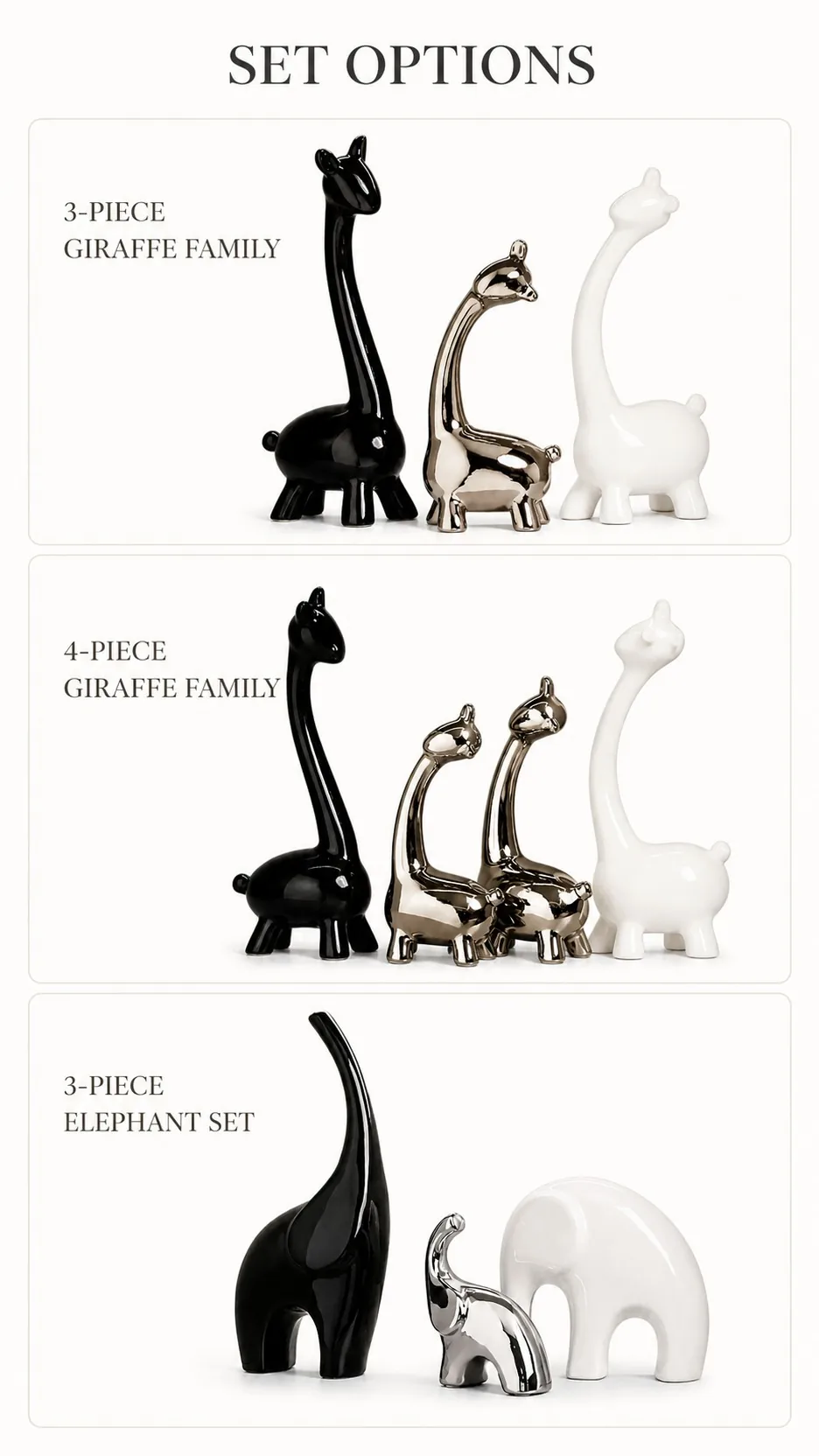 Modern Ceramic Animal Home Decor Collection product detail 4