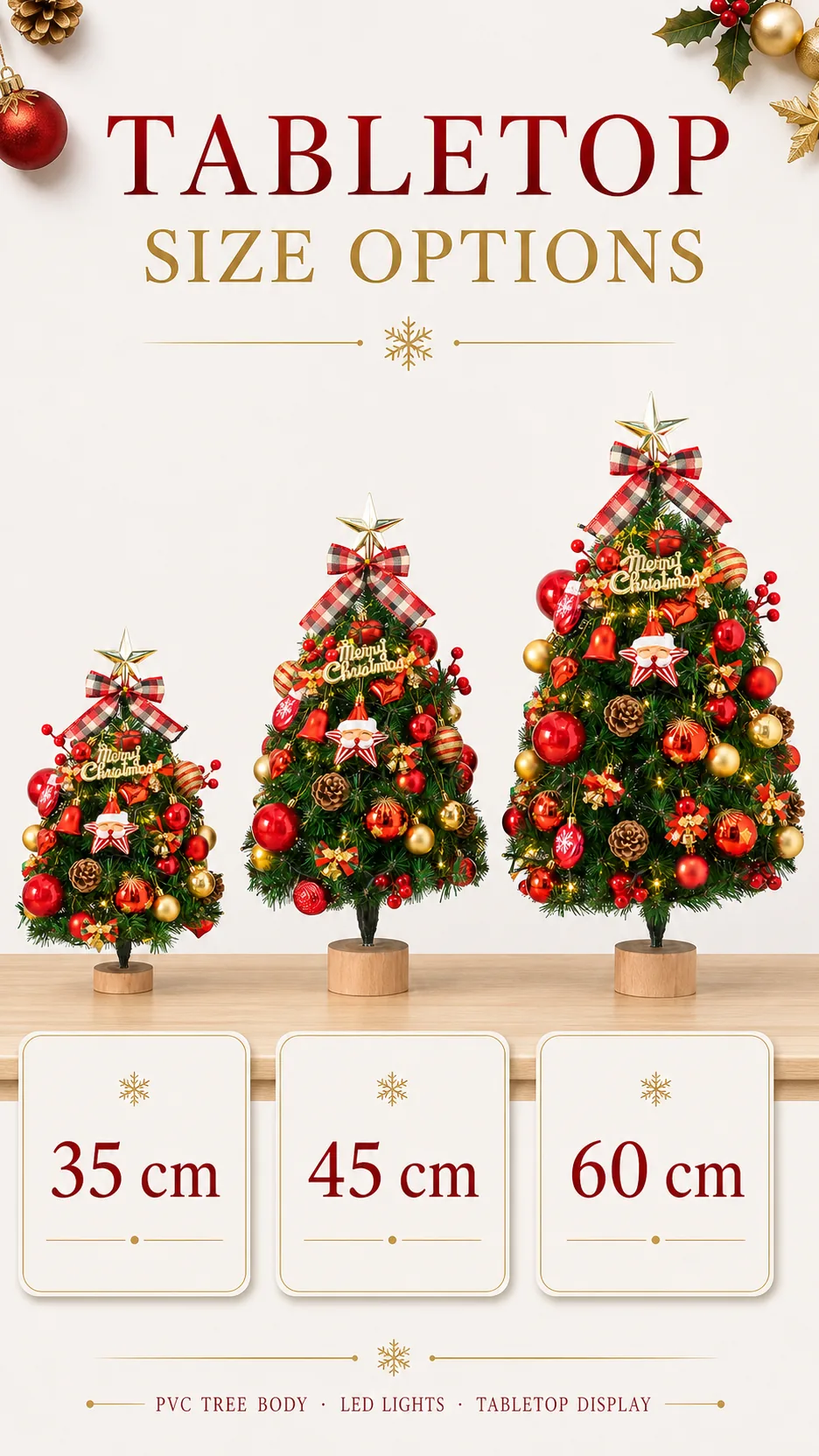 Decorated DIY Mini Christmas Trees product detail 4