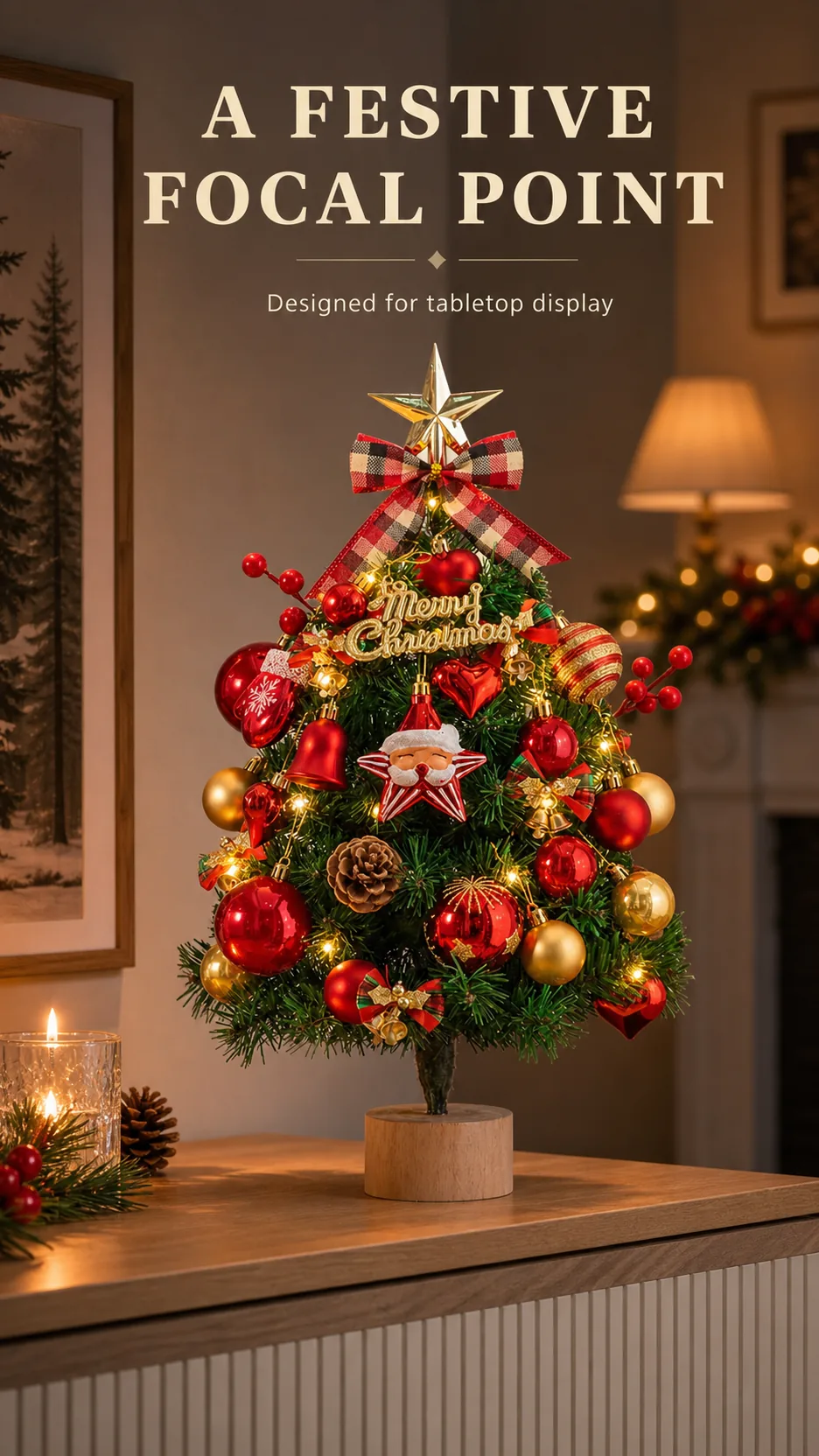 Decorated DIY Mini Christmas Trees product detail 6