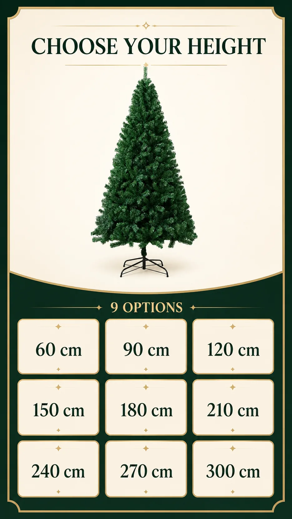 Green PVC Christmas Trees product detail 5