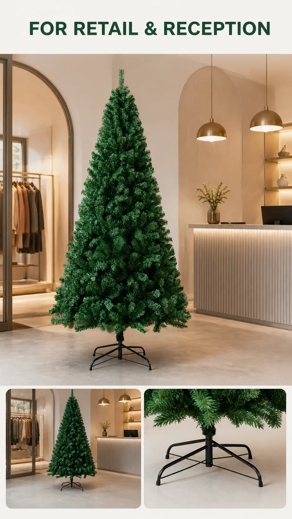 Green PVC Christmas Trees product detail 7