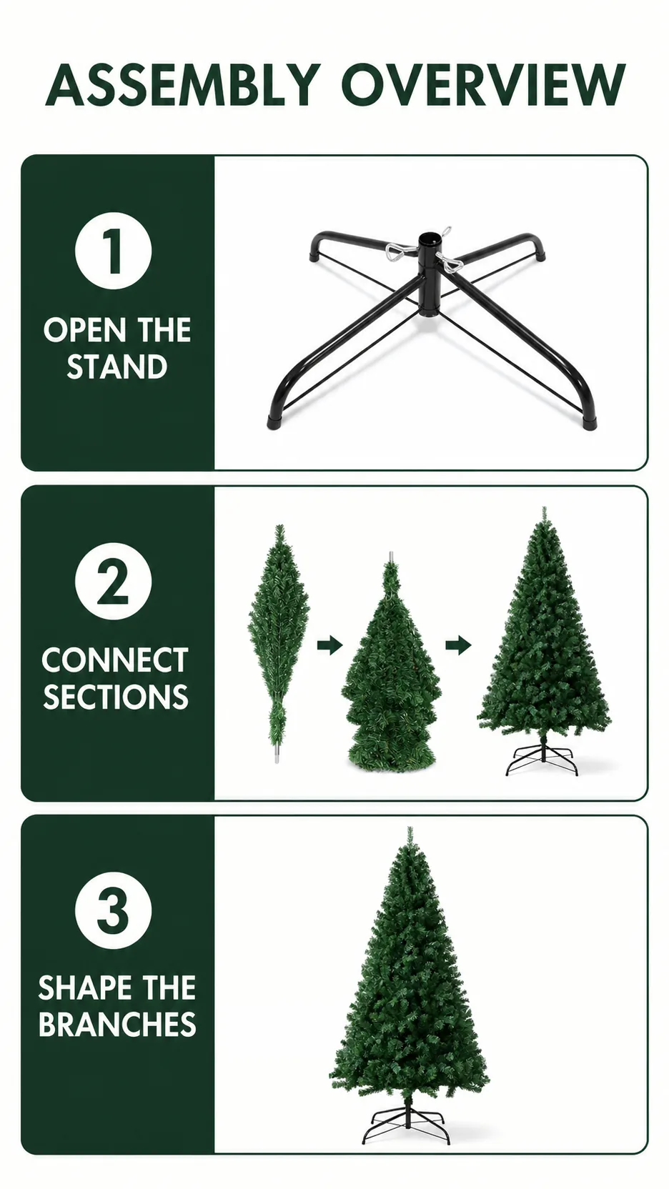 Green PVC Christmas Trees product detail 8