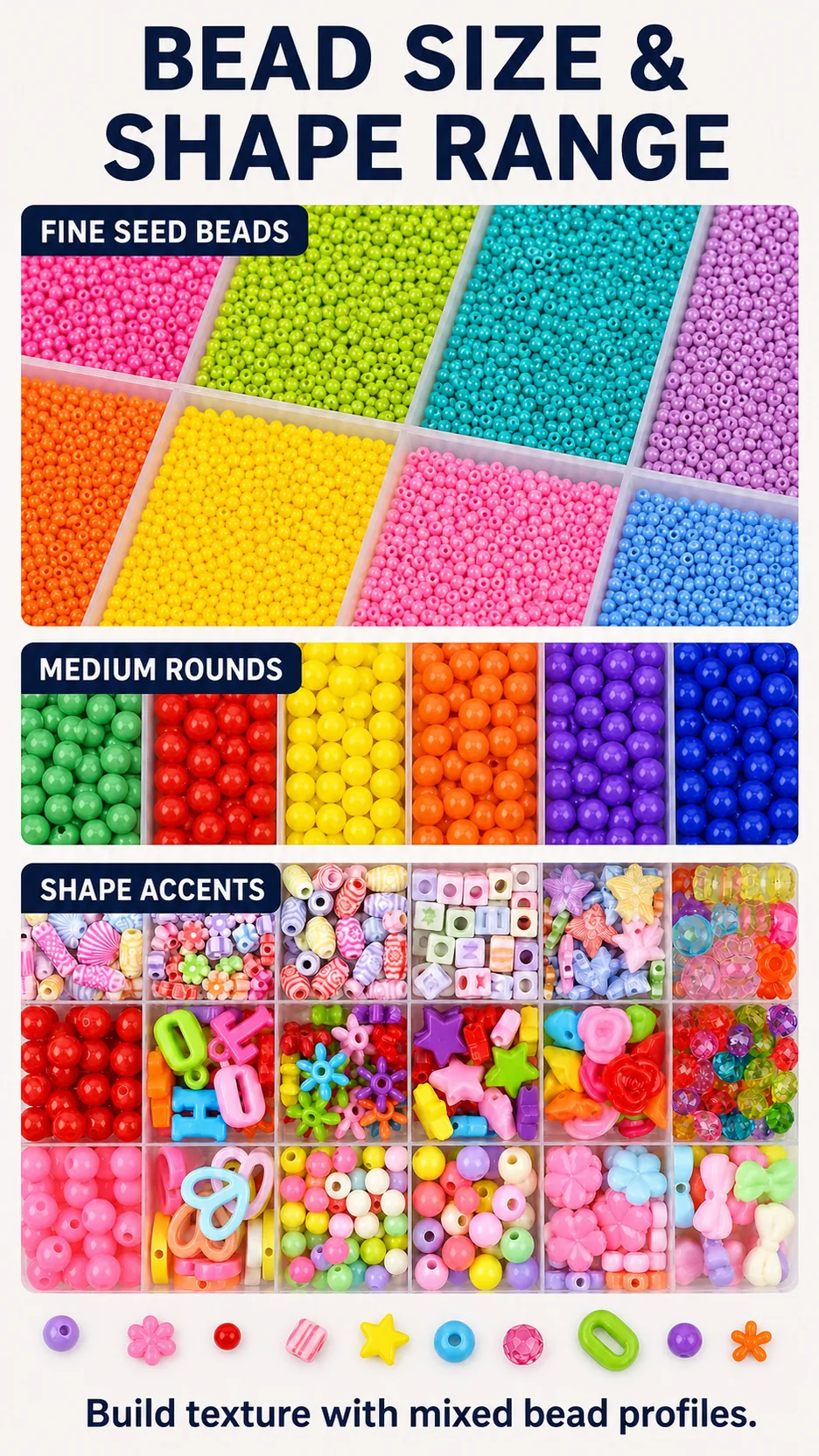 Kids DIY Bead Jewelry Making Kit with Storage Box and Accessories product detail 3