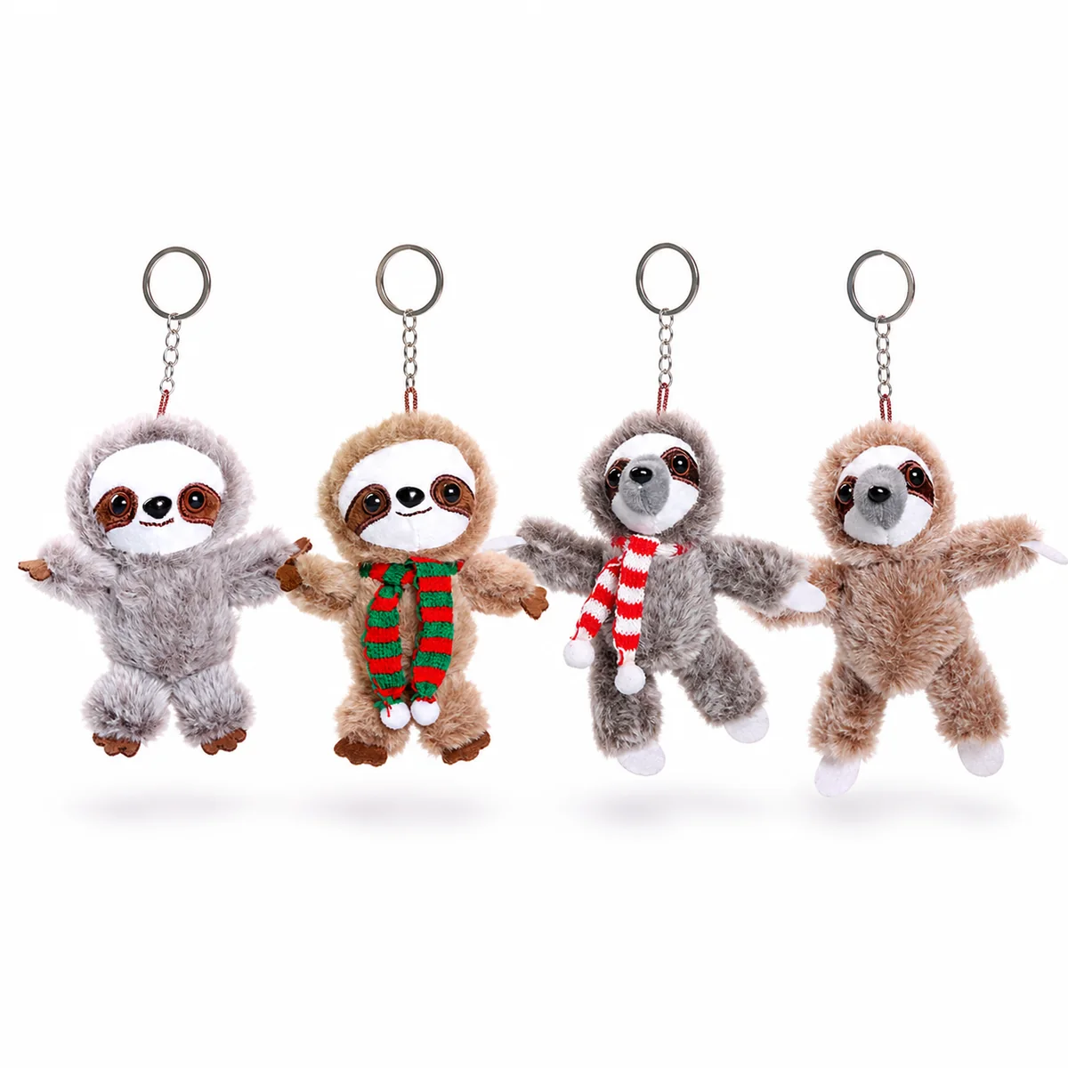 Plush Sloth Keychain
