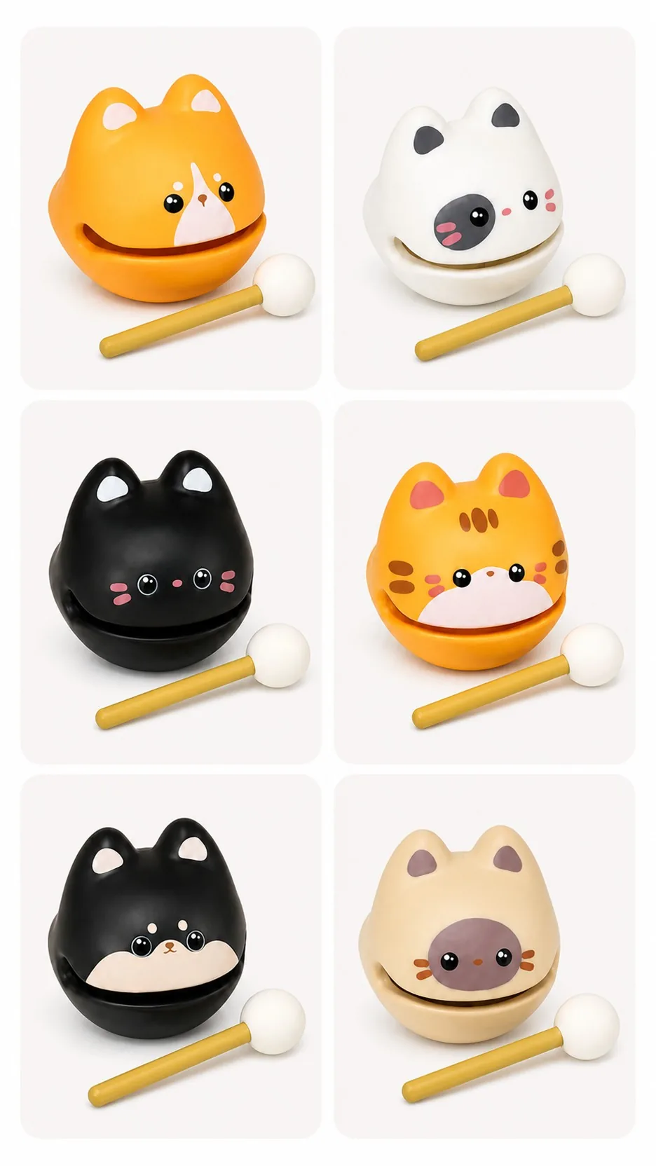 Cartoon Wooden Fish Desk Figurine product detail 5
