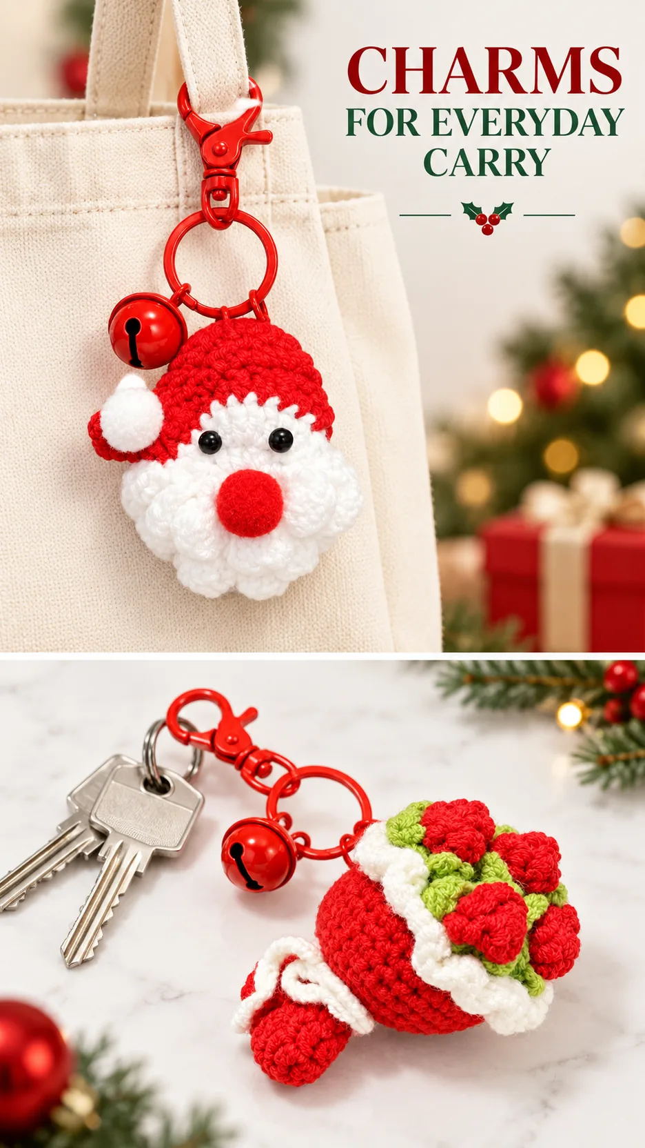 Christmas Snowflake and Bell Hanging Ornaments for Doors and Cars product detail 7