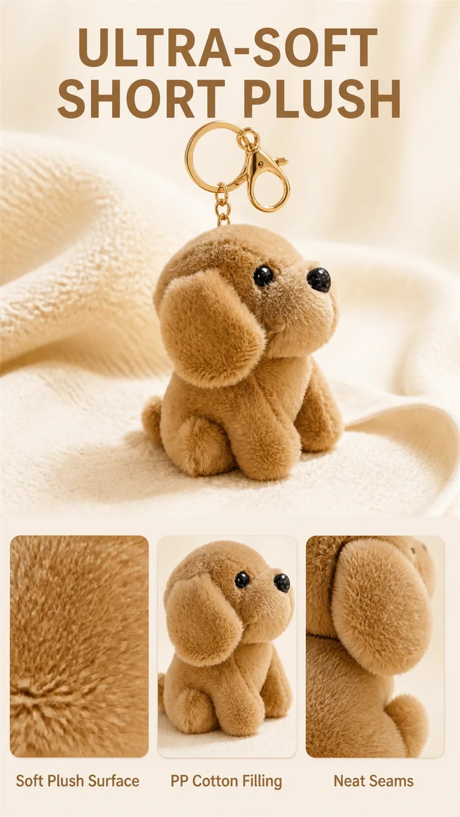 Plush Puppy Keychains product detail 3