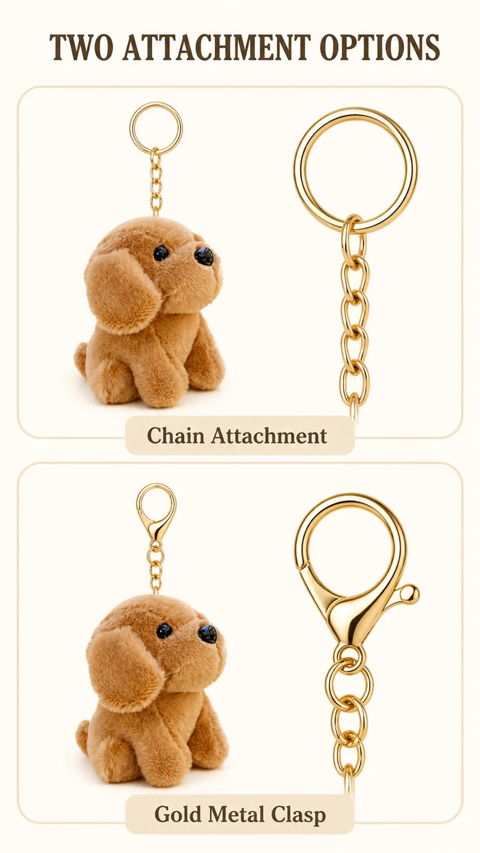 Plush Puppy Keychains product detail 6