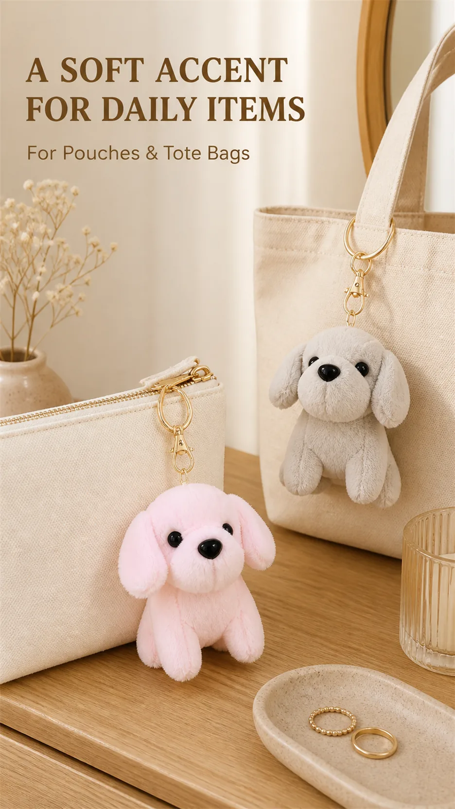 Plush Puppy Keychains product detail 8