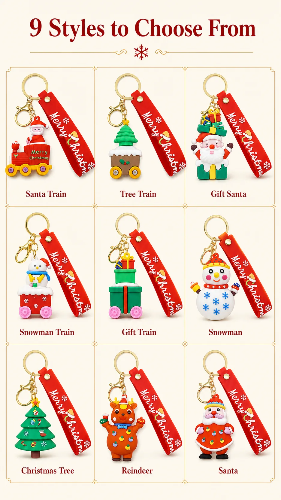 Christmas Character Keychain Collection product detail 5
