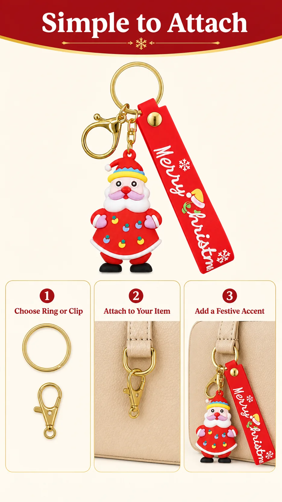 Christmas Character Keychain Collection product detail 8