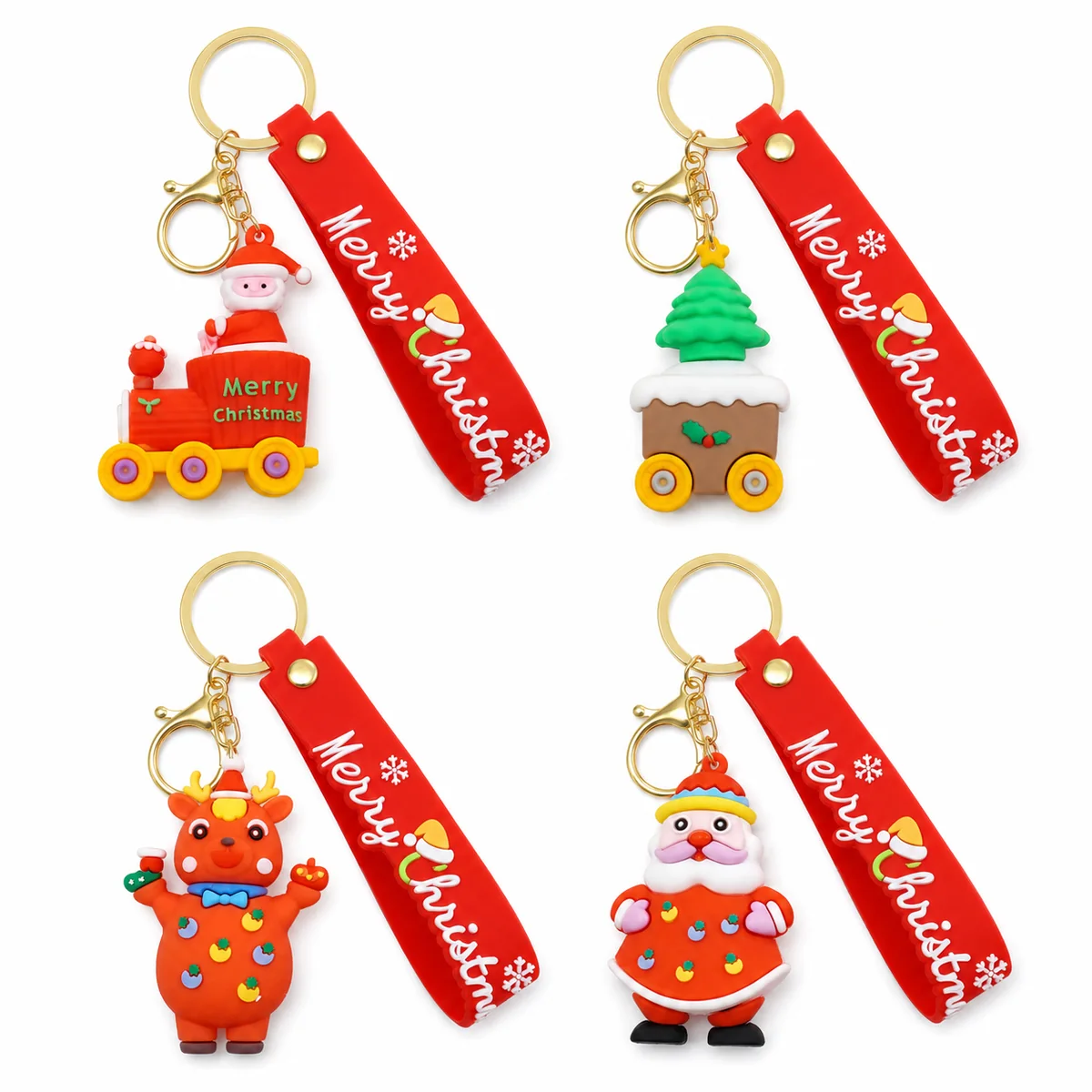 Christmas Character Keychain Collection
