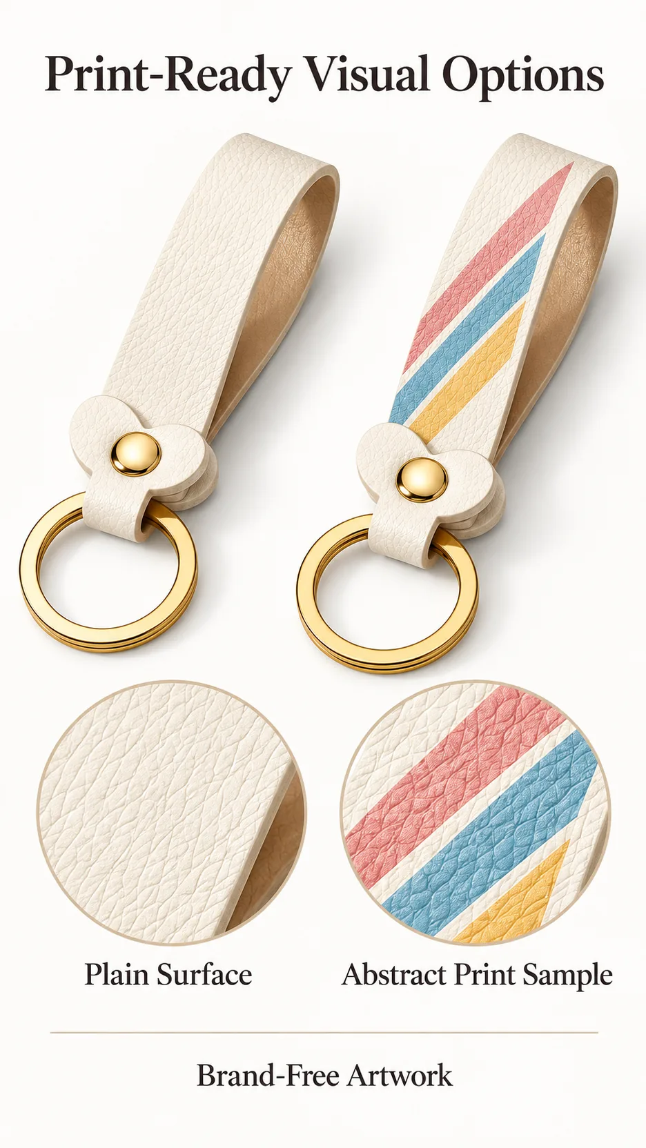Heart-shaped leather keys to a couple's key-chain bag with a stylish car key button. product detail 8