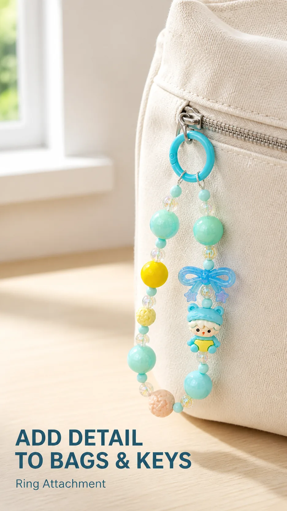 Hand-Painted Beaded Character Phone Charms product detail 7