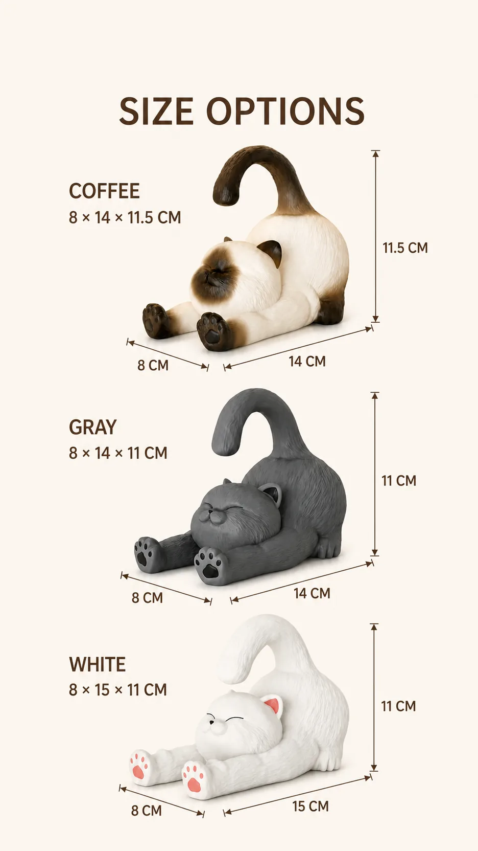 Siamese Cat Phone and Tablet Stand product detail 4